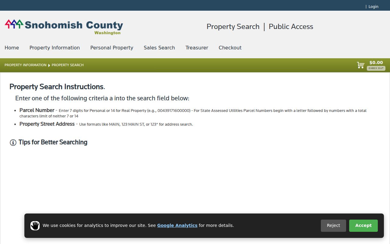 Mill Creek people search with Snohomish County assessor fields