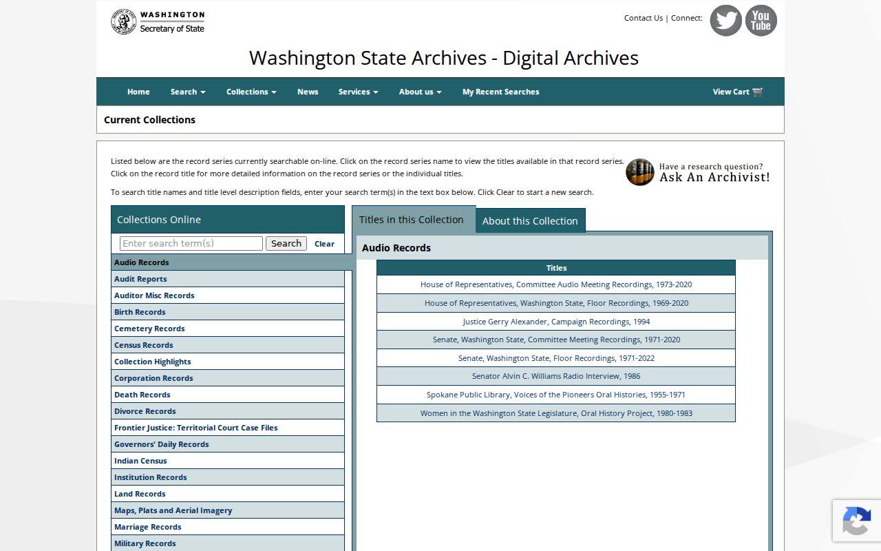 Mill Creek people directories Washington Digital Archives collections